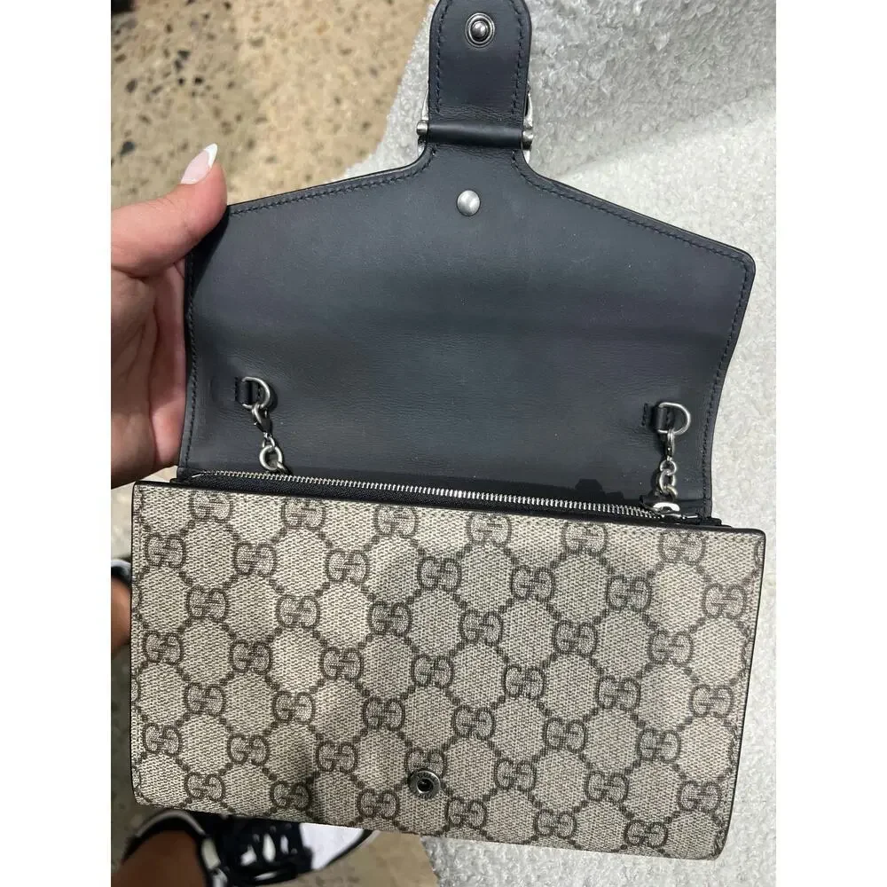 Gucci Dionysus GG Supreme Chain Wallet - Brand New with Dustbag & Box - Picture 3 of 9